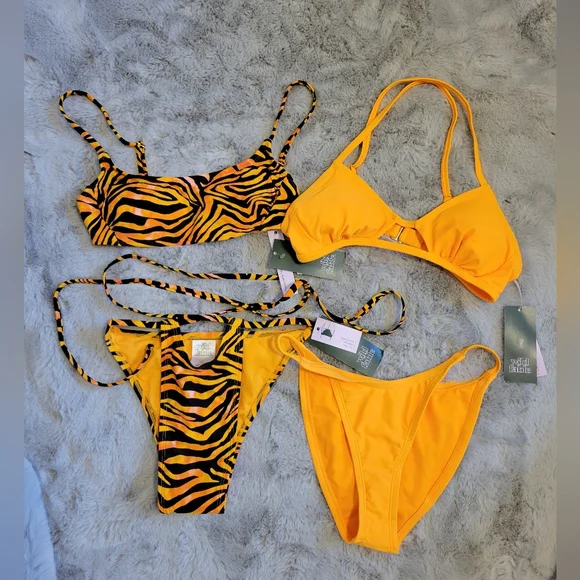 Nwt wild fable 4 piece mix & match bikinis - Picture 2 of 7